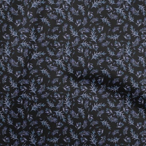 oneOone Viscose Chiffon Black Fabric Tropical Craft Projects Decor Fabric Printed By The Yard 42 Inch Wide