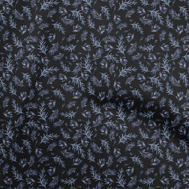 oneOone Silk Tabby Black Fabric Tropical Sewing Craft Projects Fabric Prints By Yard 42 Inch Wide