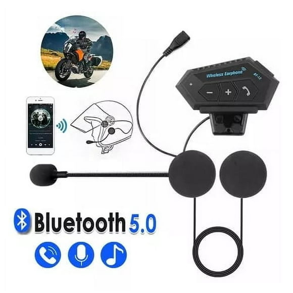 INTERCOMUNICADOR BLUETOOTH RECARGABLE PARA CASCO DE MOTOCICLISTA