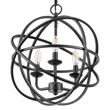 

Prominence Home Birchberry Sphere Chandelier in Matte Black