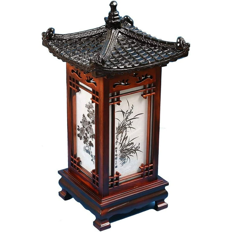  Korean traditional pattern wooden light/Wood lamp : Handmade  Products