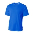 thumbnail image 2 of A4 Short Sleeve Birds-Eye Mesh Crew For Men in Royal | N3252, 2 of 2