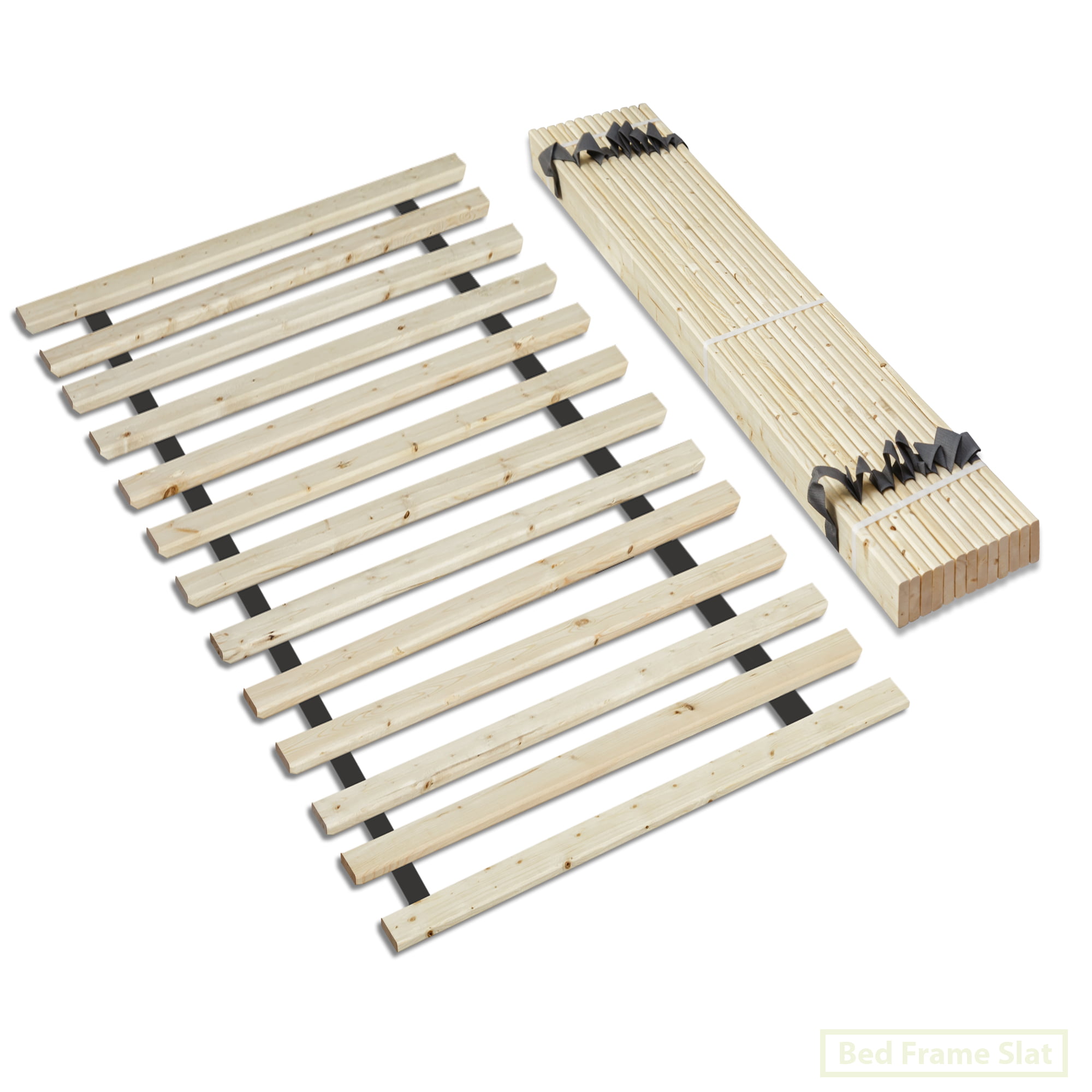 0.75-Inch Standard Mattress Support Wooden Bunkie Board/Slats with Covered Mayton Queen Beige