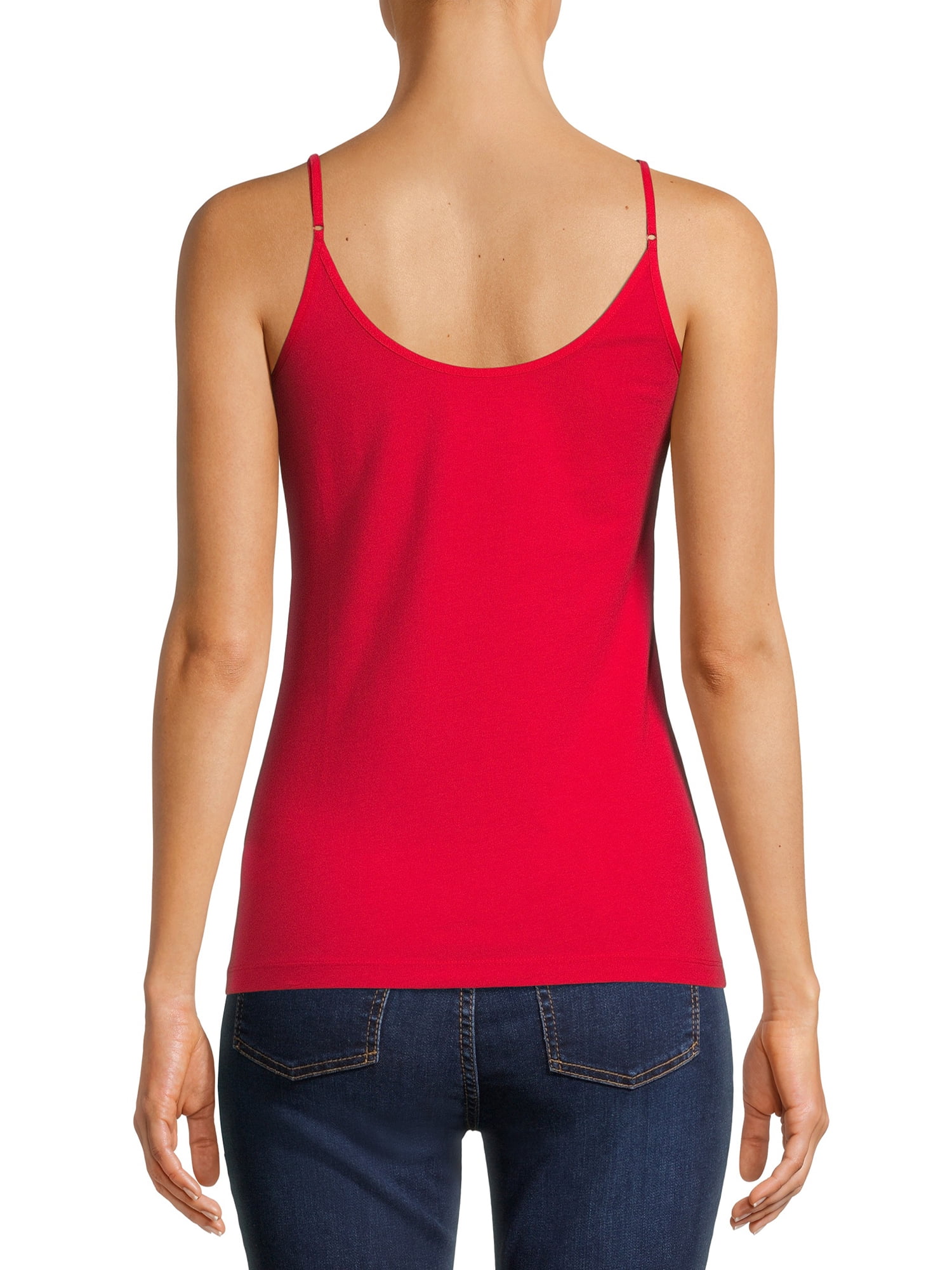 Time and Tru Women's Cami Tank Top, 3-Pack