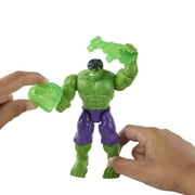 Marvel Avengers ActionVerse Hulk Action Figure & Accessories, 4.5-Inch (11.4 CM) Super Hero Toys & Figures for Kids, Ages 4+
