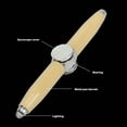 thumbnail image 3 of Fidget Pen with LED Light,Ballpoint Pen for Stress Relief, Anxiety, ConcentrationPen Rotating Spin Pen with Gyroscope, Metal Material, for Students, Office, 3 of 7