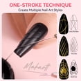 thumbnail image 3 of Esmalte de uñas elástico transparente Spider Gel Makartt 3D, 3 of 9
