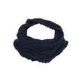 thumbnail image 1 of D&Y Cache-Cou Tricoté pour Femmes - Bleu Marine, 1 of 1