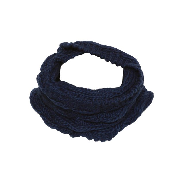 D&Y Cache-Cou Tricoté pour Femmes - Bleu Marine