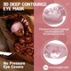 thumbnail image 3 of Máscara de dormir para mujeres y hombres, máscara de ojos 3D de contorno profundo para dormir, sin presión, cubre los ojos bloquean la luz con los ojos vendados con correa elástica ajustable, 3 of 4