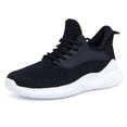 thumbnail image 1 of Zapatillas para correr Akk, ligeras y cómodas, de espuma viscoelástica para hombre, negras, 8, 1 of 7