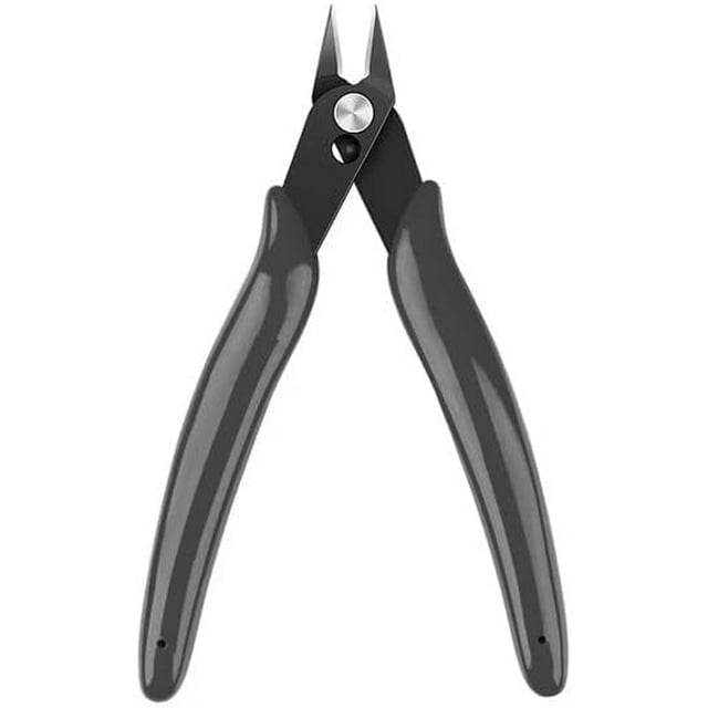 Yazoeia Coupe-Fil 170 Pinces à Découper Pratiques pour Fil et Câble Pinces à Nez Plat Coupe-Bordures Outils à Main Rouges (Noir) CJC912-188289