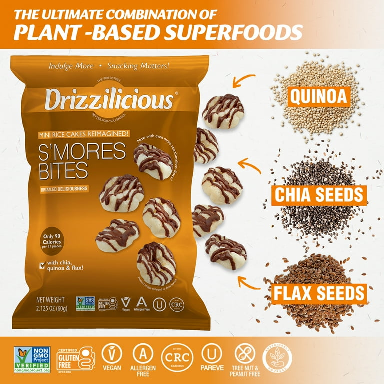 Drizzilicious Smores Bites 2.125oz 6pk