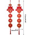 thumbnail image 3 of Holloyiver Chinese New Year Decorations, Spring Festival Door Pendant, Chinese Hanging Ornament with Tassel, Decoration for New Year Spring Festival Home Office Decorations, 3 of 8