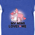 thumbnail image 4 of Inktastic My Mimi Loves Me Llama Girls Baby Bodysuit, 4 of 5