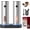 Sliver Set, variant on Electric Salt and Pepper Grinder Set with Charging Base: Rechargeable Automatic Salt and Pepper Grinder Set with External Adjustable Coarseness Stainless Steel Electric Salt and Pepper Shakers Sliver