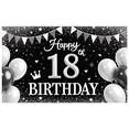 thumbnail image 2 of Decorative Design Happy 18th Birthday Banner Balloon Decoration Party Decoration for Birthday Party Indoor Decoration Photo Shoot, 2 of 8
