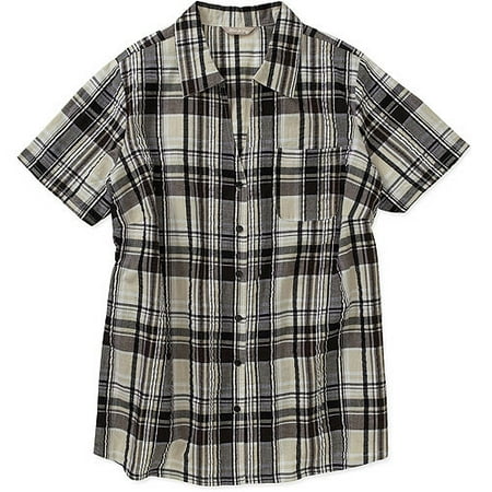 striped balloon sleeve top