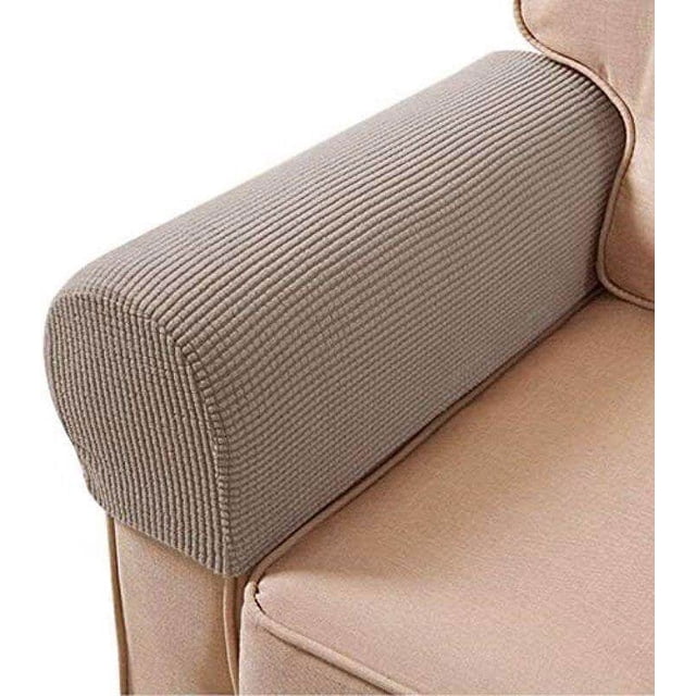 VONKY Sofa Chair Protector Elastic Armchair Covers Non-slip Dustproof Armrest Cover Breathable Couch Guard Living Room