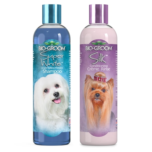 Set de Champú y Acondicionador para Perros Bio-Groom Blanqueador 355 ml