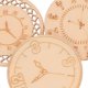 thumbnail image 5 of 16 piezas de recortes de reloj de madera para manualidades de pared, recortes de madera en blanco para pintar, piezas de reloj de madera, 5 of 8