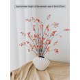 thumbnail image 6 of Forlaoers 38" Tall 8pcs Realistic Ficus Fall Artificial Plants Fake Greenery Stems Tree Olive Branches Silk Leaves Faux Flowers for Home Decor Indoor Table Centerpiece Vases Filler Office Decorations, 6 of 9