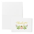 thumbnail image 6 of 48-Count Thank You Cards with Envelopes, 6 Elegant Rose Flower Designs with Gold Foil Print for Wedding Baby and Bridal Shower, 6 of 10