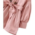 thumbnail image 4 of FullGood Toddler Girl Spring Autumn Windbreaker Jacket Trench Coat for 1-4 Years, 4 of 4