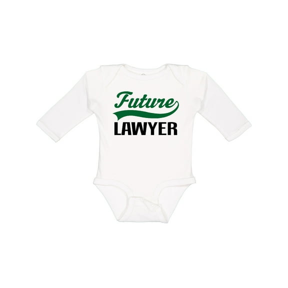 Inktastic Future Lawyer Boys or Girls Long Sleeve Baby Bodysuit