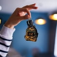 thumbnail image 4 of Binwennn Mini Keychain Backpack With Carabiner Clip – Portable Key Organizer Holder Small EDC Pouch For Keys And Mini Accessories – Durable Nylon Fabric Lightweight Key Hanging Tables from Ceiling, 4 of 8