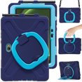 thumbnail image 2 of For Samsung Galaxy Tab Active4 Pro/Tab Active5 Pro 10.1 inch Case, 360 Rotatable Handle Stand, Shoulder Strap, Drop-Proof Design, NavyBlue Blue, 2 of 7