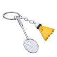 thumbnail image 1 of Keychain Pendant Simulated Badminton Racket Charm Mini Key Chain Zinc Alloy Pendant Personalized Bag Accessories, 1 of 8