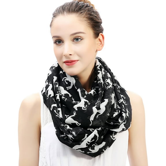 Horse Print Infinity Scarf