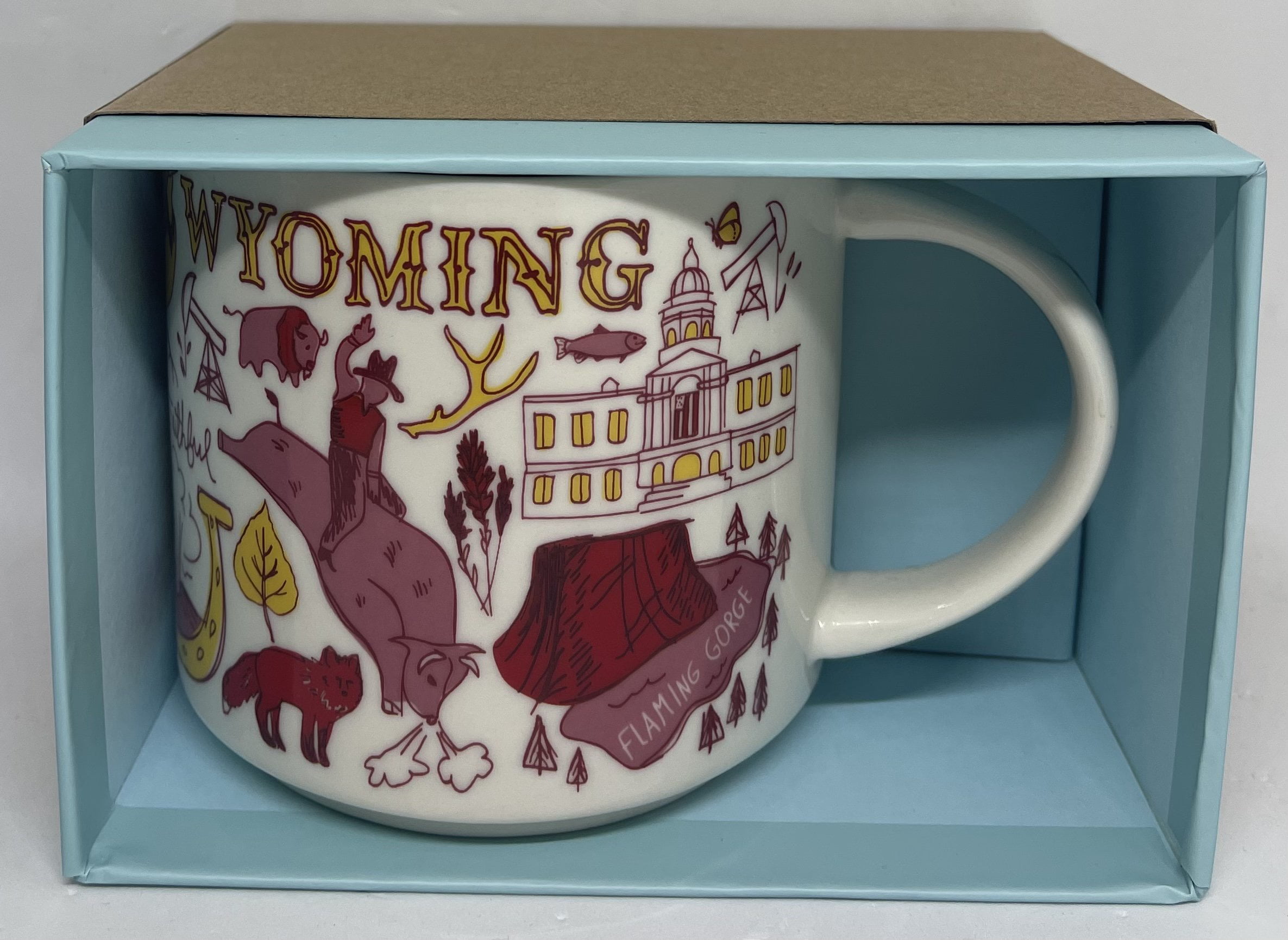 Cheap UK Outlet For Sale WYOMING Been There Starbucks Mug