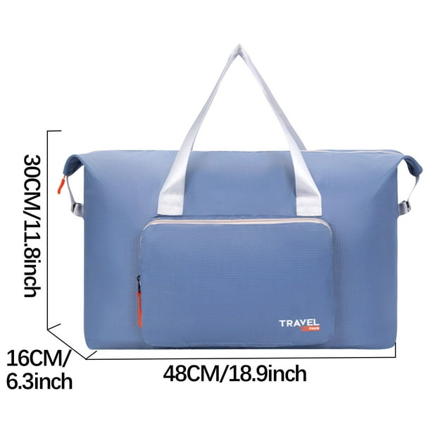 Yhmxh Organizadores y almacenamiento Bolsa de viaje de gran capacidad, bolsa de equipaje plegable, bolsa de almacenamiento portátil, bolsa de almacenamiento para viajes de negocios de corta distancia