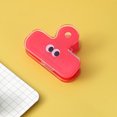 thumbnail image 2 of 2Pcs File Clip Strong Clamping Force Good Sealing Press Opening Space-saving Cartoon Eyes Document Clamp Office Supply, 2 of 4
