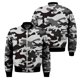 thumbnail image 2 of Chaqueta con cremallera y estampado de camuflaje para hombre, chaqueta clásica con estampado 3D de manga larga, informal, de gran tamaño, para primavera y otoño, 2 of 5