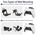 thumbnail image 4 of EEEkit Wall Mount Fit for Nintendo Switch 2, Metal Dock Wall Bracket Kit with 1 Controller Holder, 12 Game Card Holders, 2 Joy-Con Hooks, Near or Behind TV, 4 of 7