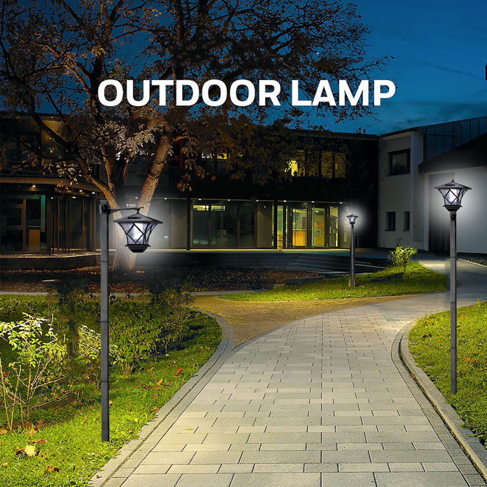 Lingouzi Outdoor Solar Garden Lights, Pack Copper Wire Waterproof Solar Garden Fireworks Lamp, 8 Modes Decorative Sparkles Stake Landscape Light For Garden Pathway Lawn Decor