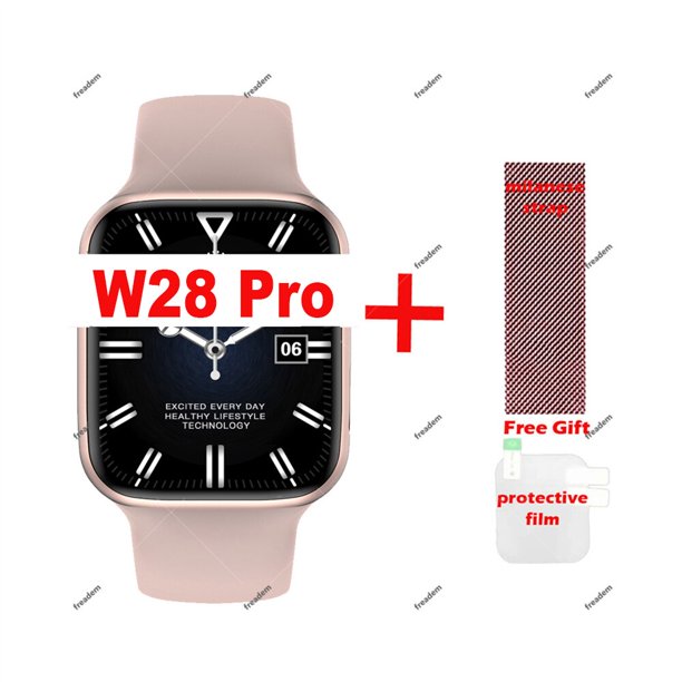 Reloj inteligente W28 PRO para hombre, 3 uds., 2022, llamada Bluetooth, esfera personalizada, NFC, reloj inteligente para mujer, Pk W27 pro, serie 8 Tan Jianjun unisex