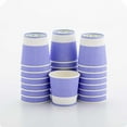 thumbnail image 3 of Restpresso 4 oz Light Purple Paper Coffee Cup - Ripple Wall - 2 1/2" x 2 1/2" x 2 1/4" - 25 count box, 3 of 5