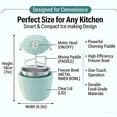 thumbnail image 7 of CURYMAY Small Home Mini Ice Cream Maker,Just 15 Minutes,Diy Mini Ice Cream Maker,One-Touch Dessert Maker,Single Serving of Gelato,Frozen Yogurt,Compact Electric Makers for Kitchen,Family Treats, 7 of 7