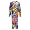 thumbnail image 4 of Kirby Men's Hooded Jumpsuit - Zip Up One Piece Pajamas Soft Cozy Winter Warm Plush Loungewear, 4 of 8
