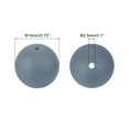 thumbnail image 2 of Uxcell 50 Pack 19mm Silicone Beads, Round Loose Rubber Bead for DIY Dark Gray, 2 of 7