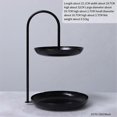 thumbnail image 2 of Multifunctional Serving Platter Double Cake Rack Jewelry Rack Storage Tray Home Dec Dessert Rack Ca, 2 of 5