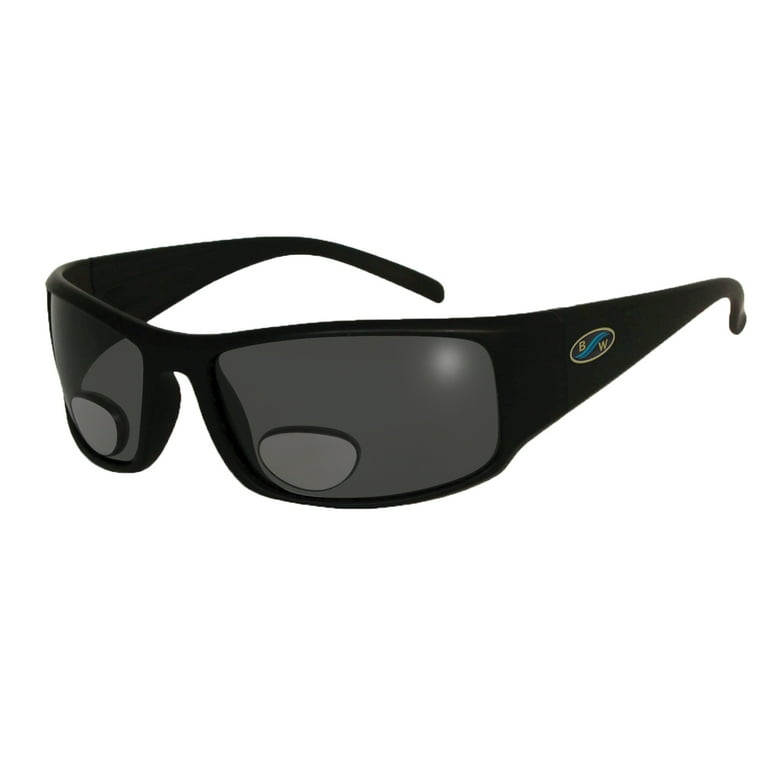 Bluwater Polarized Bifocal Sunglasses with 2- 3.0 Gray Lens