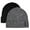 Black/Mix Gray, variant on Insulated Knit Beanie - Warm Winter Hat for Cold Weather and Style, Ivory/Black