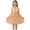 Khaki, variant on Loopsun 2-13 Years Girls Sleeveless Collared Shirt Buttons Casual Dress Khaki, 7-8 Years
