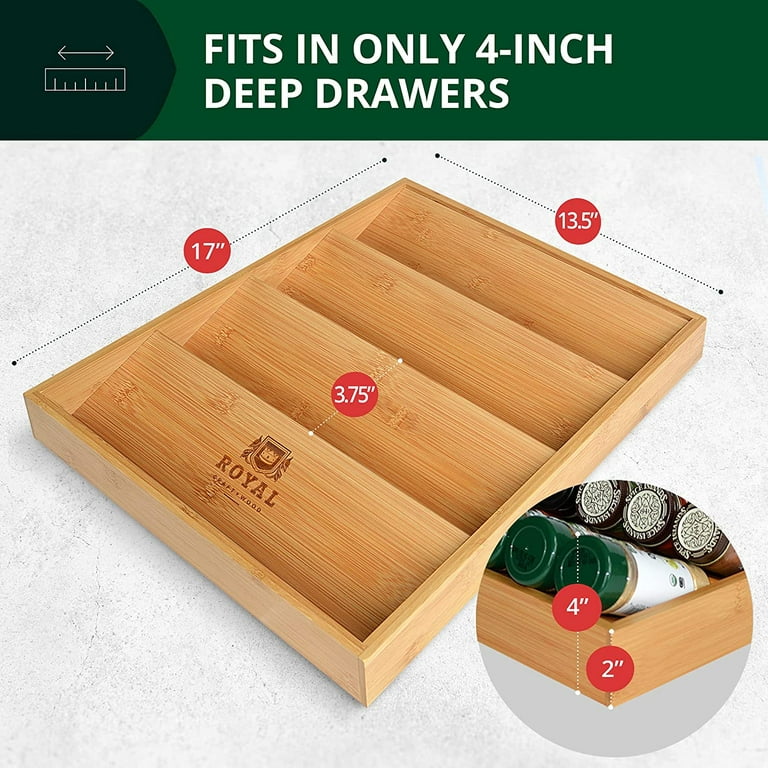 Bamboo Spice Rack Tray, Spice Drawer Organizer Insert for Kitchen, Spice  Rack Tray 4 Tiers for Kitchen Cabinets Storage - China Spice Organizer and  Wooden Spice Rack price