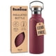 thumbnail image 1 of Botella de agua aislada Bambaw 500 ml acero inoxidable roja, 1 of 8